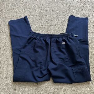 Figs Yola Skinny Petite Navy Blue Pants